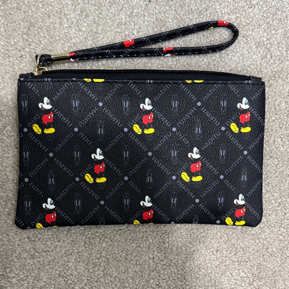 Black Disney Clutch with Mickey Mouse Design - Picture 1 of 3
